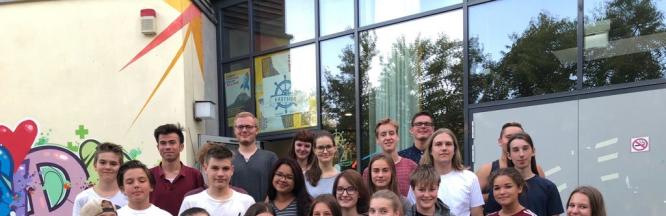 Gruppenbild der Mitglieder des Jugendparlaments Jena